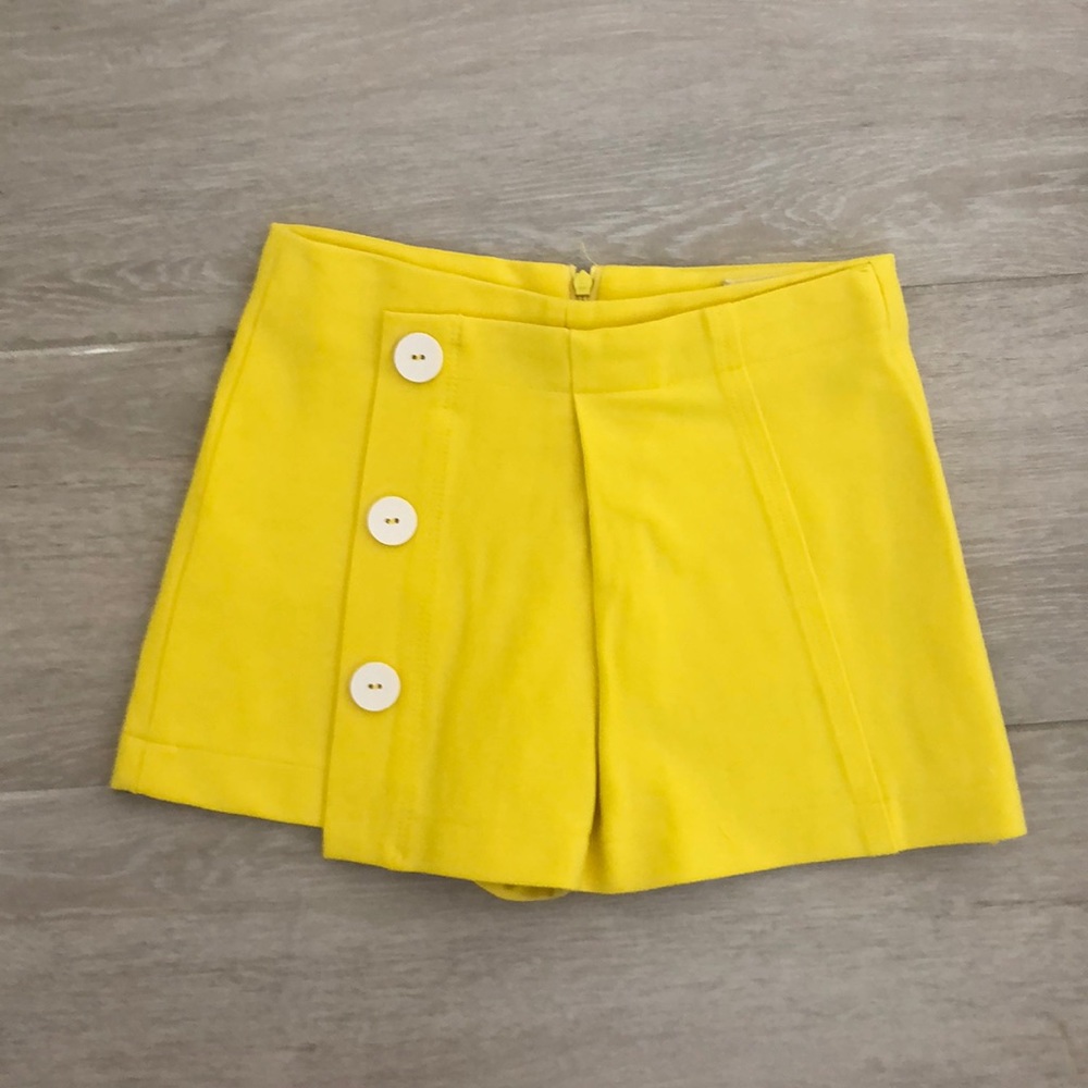 Zara Bright Yellow Skort